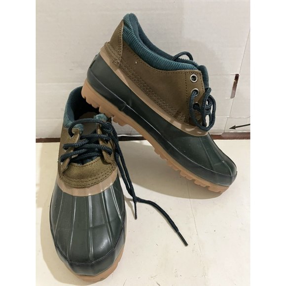 Woodstock Shoes - Woodstock Thermolite “Rene” Women's Size 8M green brown Rain Duck Boot Shoes